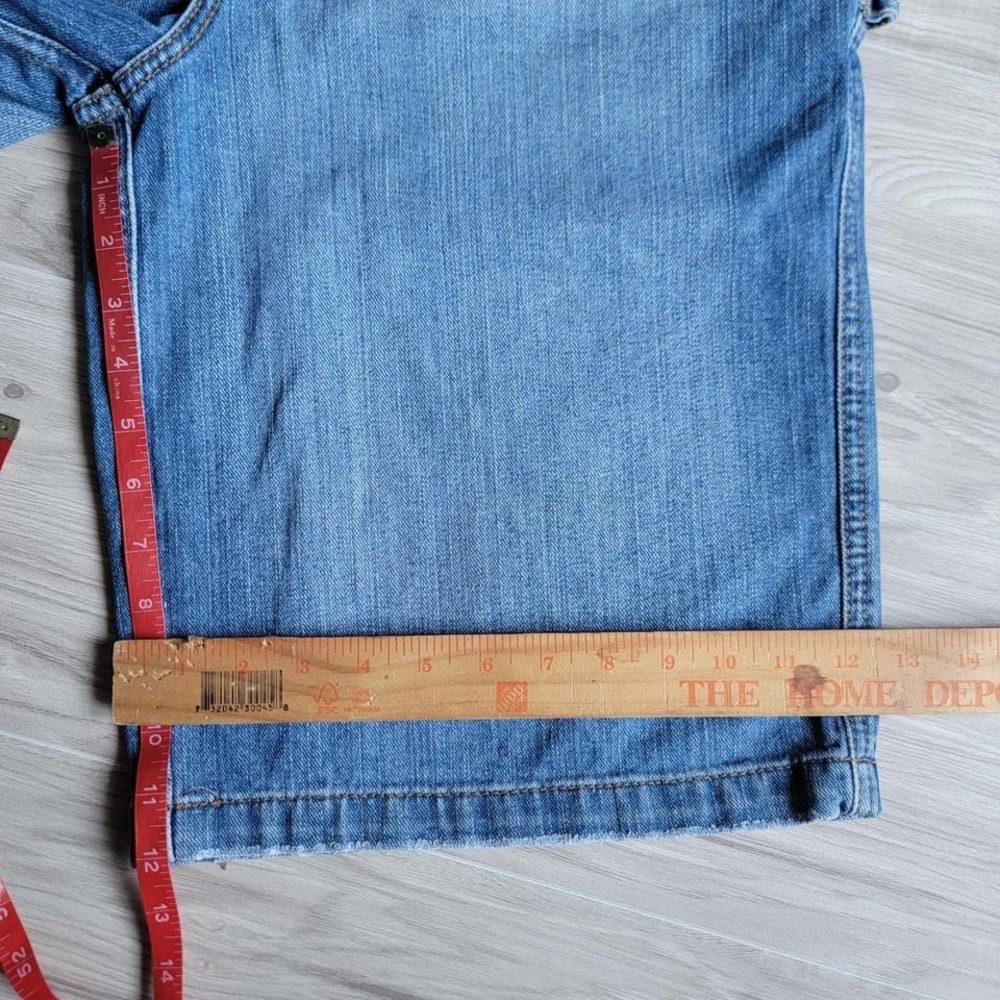 Vintage Y2K Baggy JNCO Shorts Denim Jorts - Picture 6 of 7